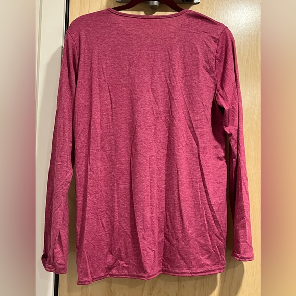 Long-Sleeved Rose Women’s Shirt - Picture 2 of 3